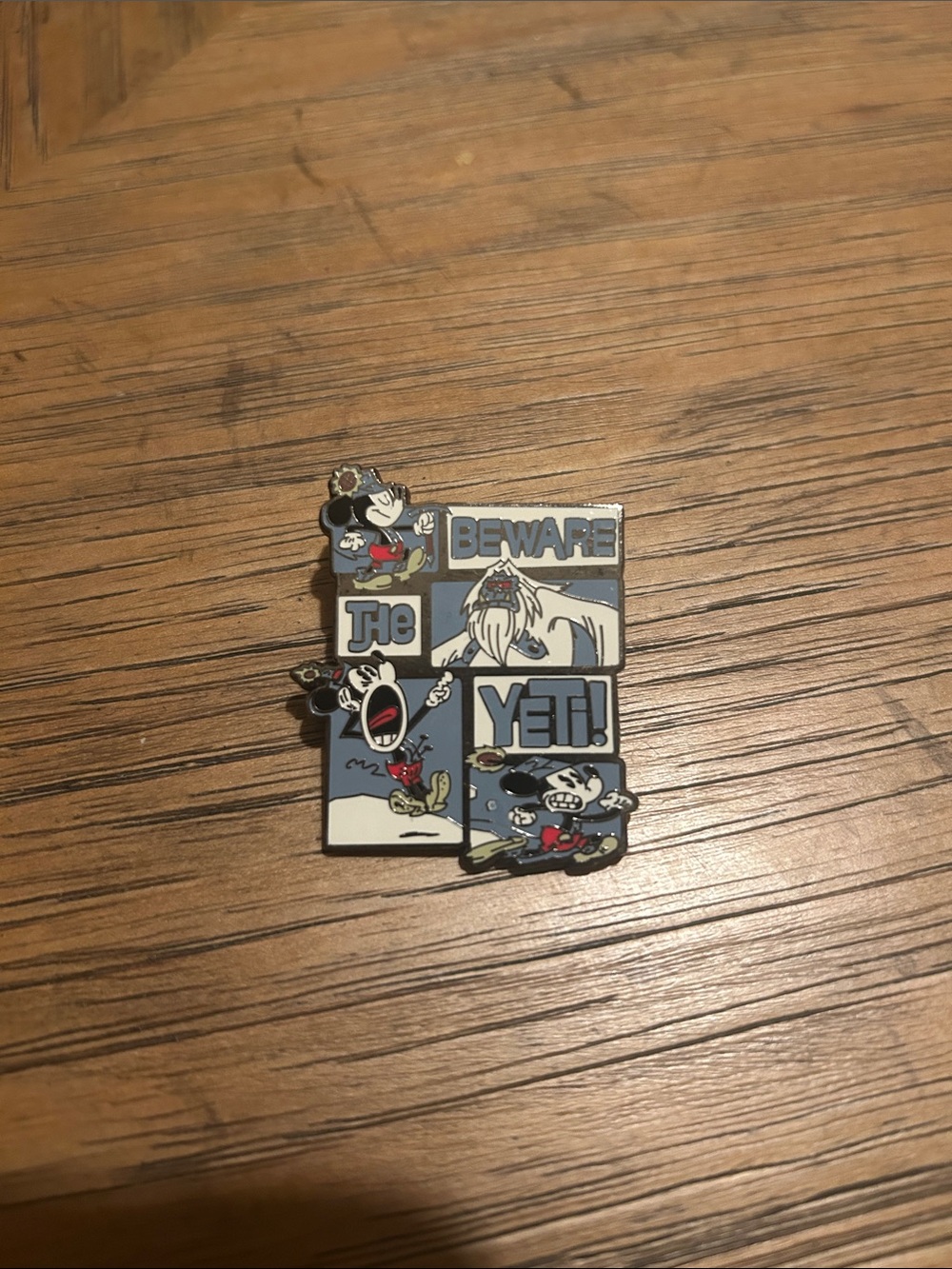 Disney & Mickey Mouse Beware of the Yeti Trading Pin